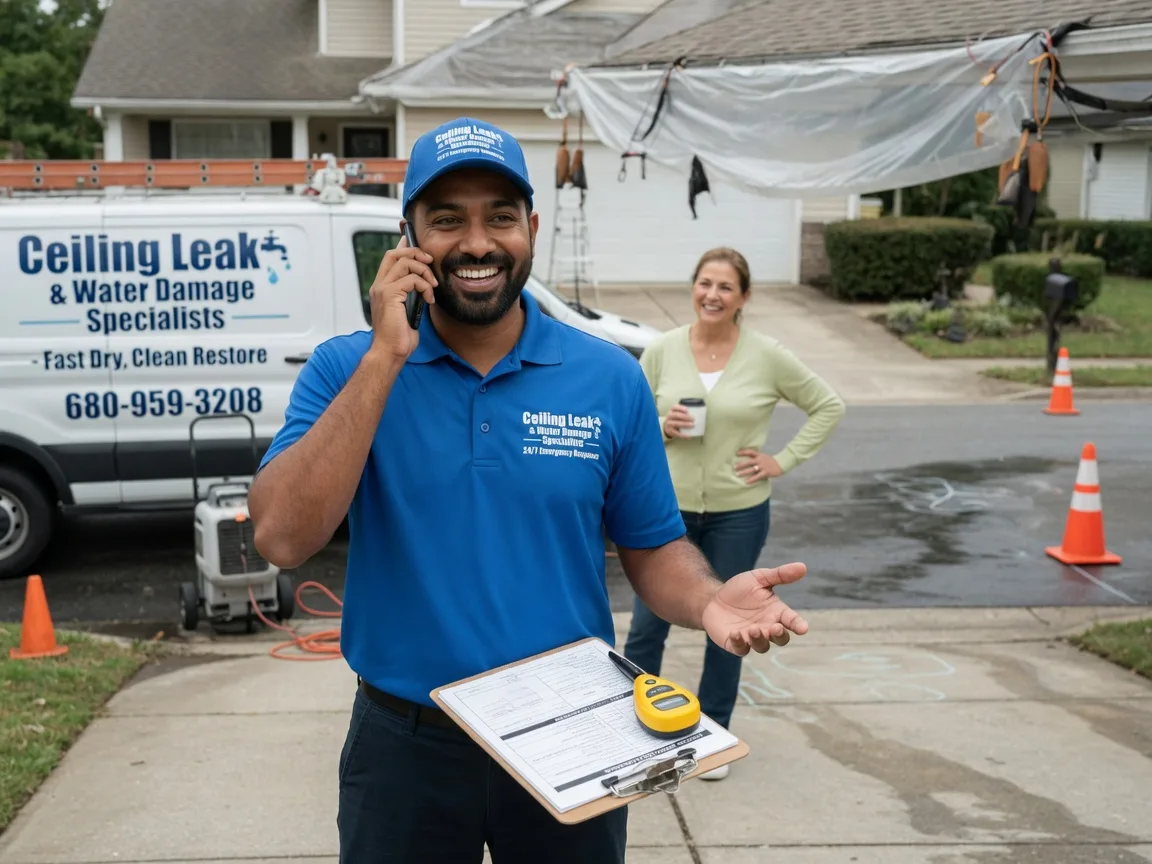 Ceiling Leak Cleanup Eagle Mountain, UT FAQs